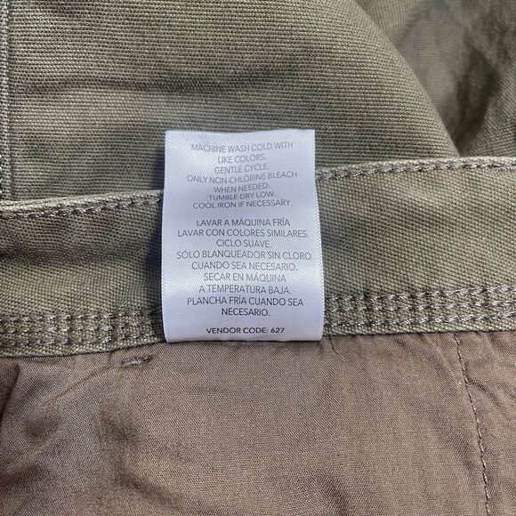 Weatherproof Vtg Mens 38x29 Pants Green Relaxed Canvas Cargo Gorpcore Hiking - Picture 11 of 15